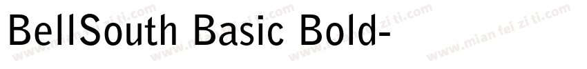 BellSouth Basic Bold字体转换